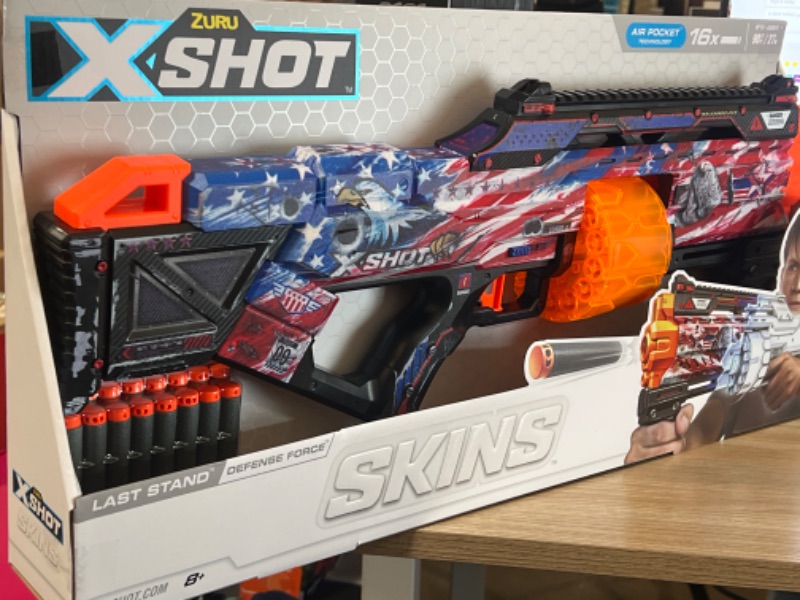 Photo 2 of X-Shot SKINS Last Stand Dart Blaster - Defense Force by ZURU
