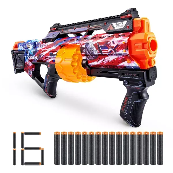 Photo 1 of X-Shot SKINS Last Stand Dart Blaster - Defense Force by ZURU
