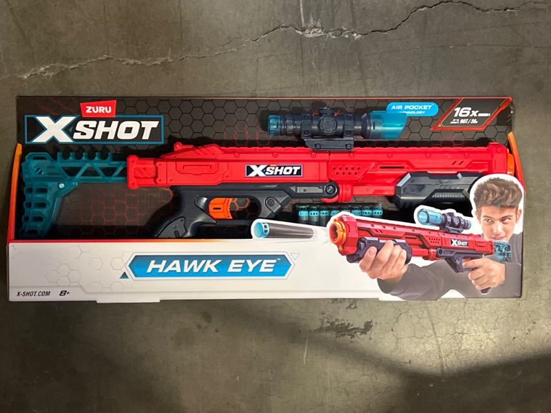 Photo 2 of X-Shot Excel Hawk Eye Foam Dart Blaster by Zuru