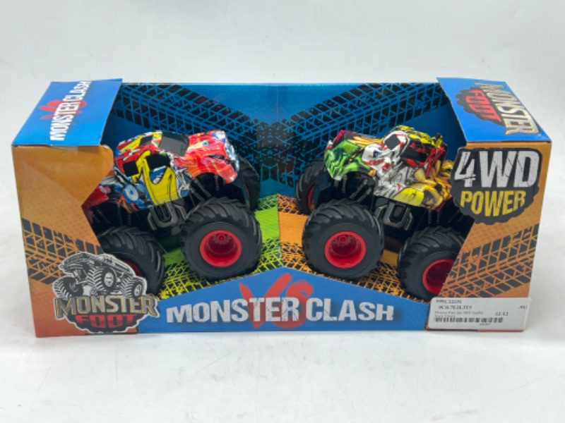 Photo 2 of UPD Monster Foot 4WD VS Monster Clash, 360 Rotation, Multicolor (Assorted)
