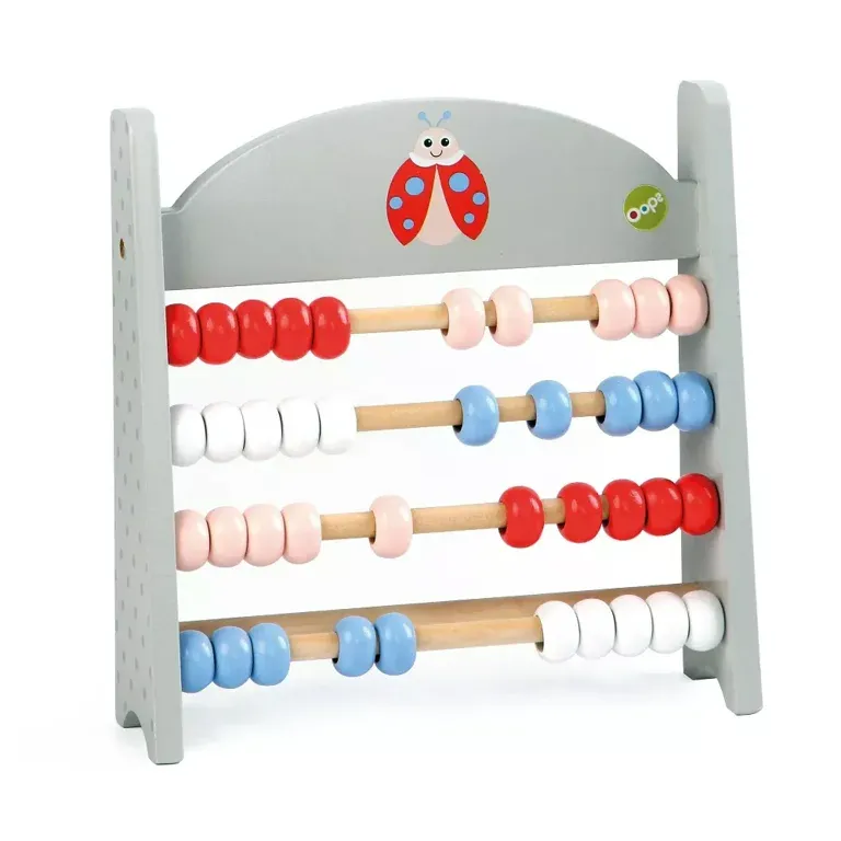 Photo 1 of OOPS® Count with Me Abacus, Educational Wooden Activity Toy for Preschoolers with Ladybug Character
