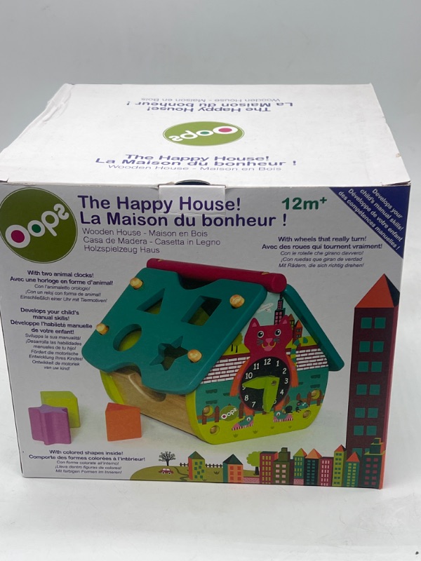 Photo 2 of OOPS® Happy House - Wooden Activity Toy
