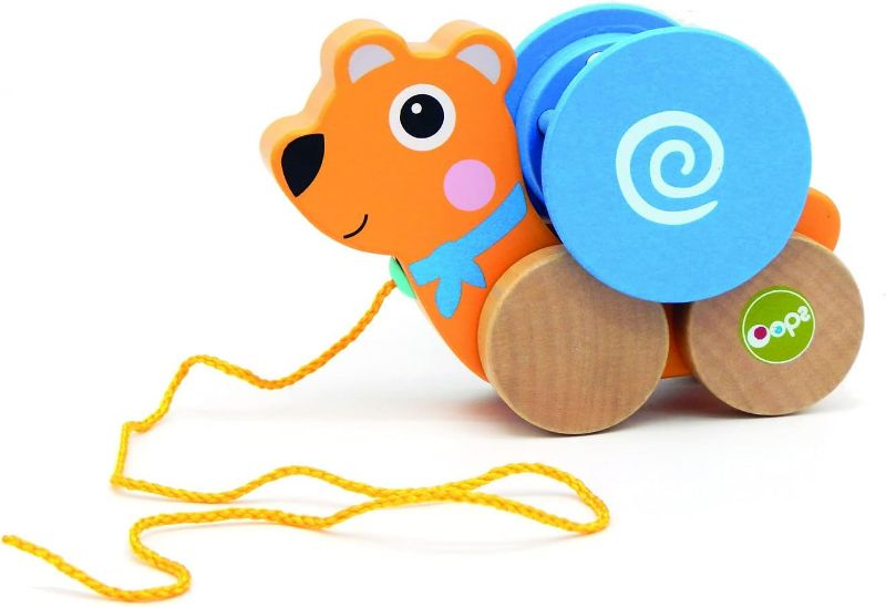 Photo 1 of Pull Toy | OOPS® | Pull & Fun Toddler Toy, Bear
