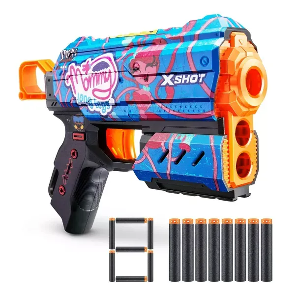 Photo 1 of Zuru X-Shot SKINS Flux Poppy Playtime Gametime Dart Blaster
