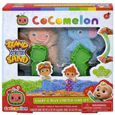 Photo 1 of Cocomelon Sculpt & Play Stretch Sand Set
