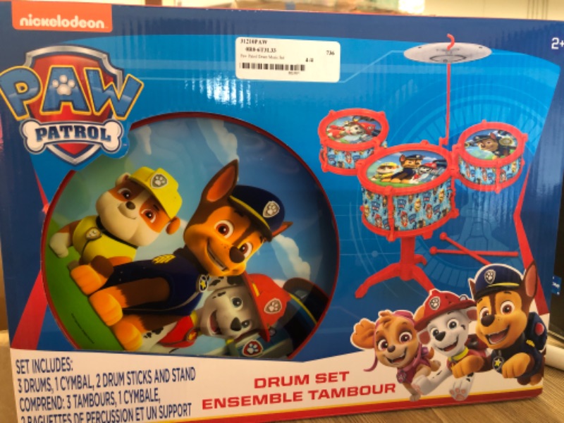 Photo 3 of Paw Patrol Drum Set
