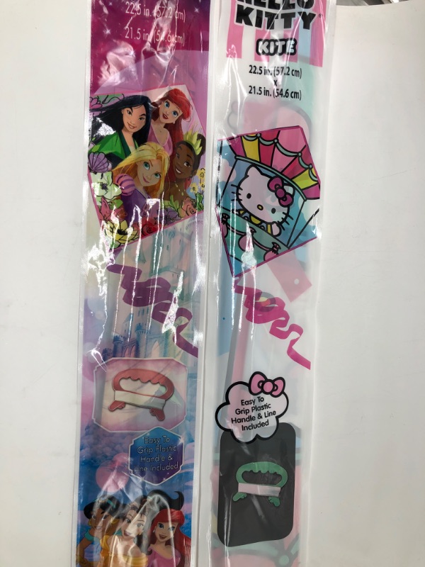 Photo 1 of 2 Pack Disney Princess Kite & Hello Kitty Kite 