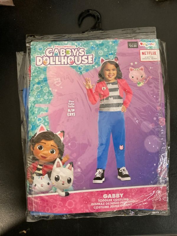 Photo 2 of S 2T Gabby's Dollhouse Girl's Gabby Classic Toddler Costume