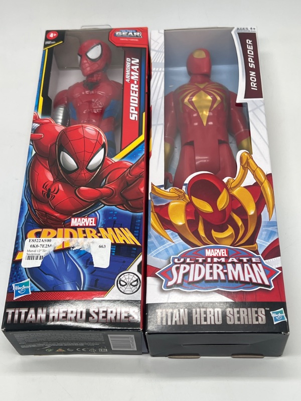 Photo 1 of 2 Pack Iron Spider And Armored Spider Man Action Figure