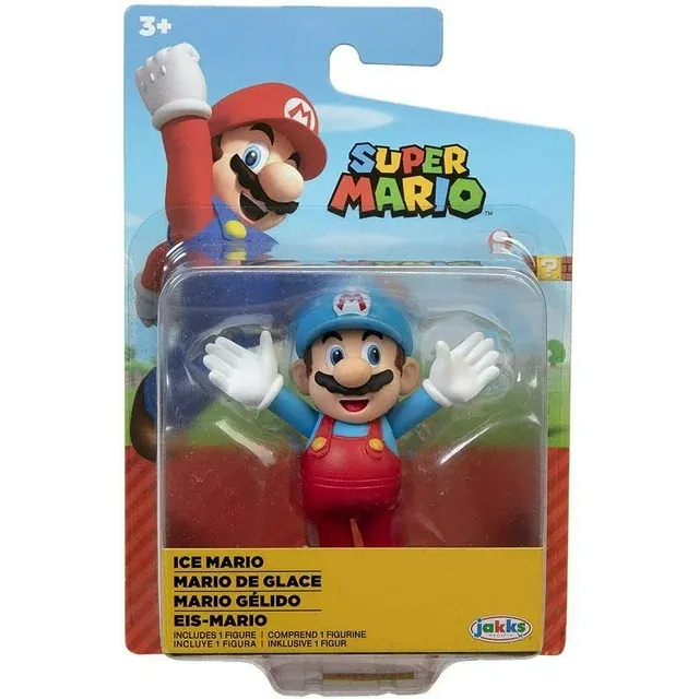 Photo 2 of Super Mario World of Nintendo 2.5 Inch Figure | Open Arms Ice Mario Ages 3+

