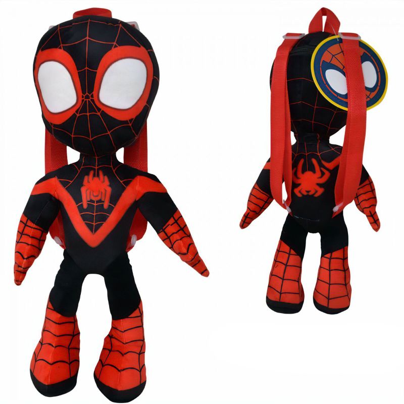 Photo 1 of Spidey and His Amazing Friends Miles Morales 18" Plush Backpack Multi-Color
