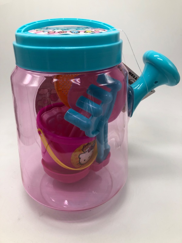 Photo 3 of Hello Kitty Clear Beach Watering Can with a flower spout and 6pc tools