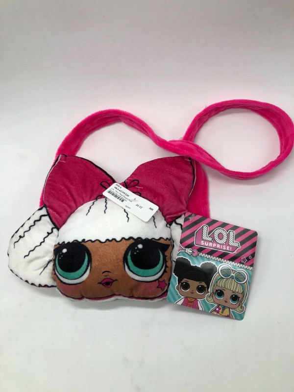 Photo 2 of LOL Diva Head Shaped Plush Shoulder Bag
