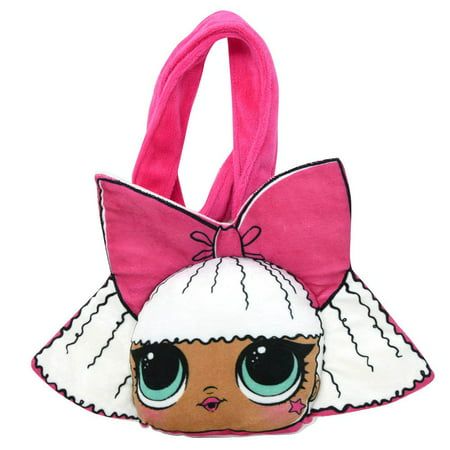 Photo 1 of LOL Diva Head Shaped Plush Shoulder Bag
