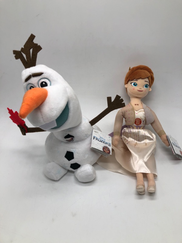 Photo 1 of Disney’s Frozen Small Plush Anna Plush with Sound& Olaf  Ages 3+
