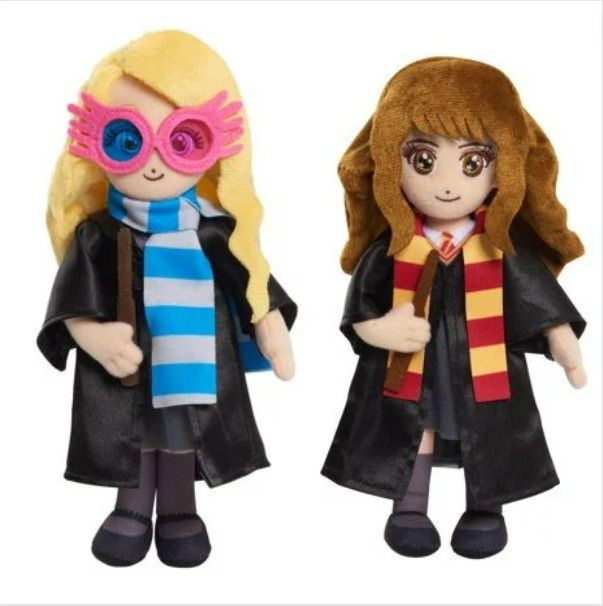 Photo 1 of 2 Pack Harry Potter™ 8-Inch Spell Casting Wizards Luna Lovegood™ & Harmony Small Plush with Sound Effects Kids Toys for Ages 3 up Easter Basket Stuffers 
