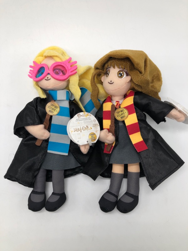 Photo 2 of 2 Pack Harry Potter™ 8-Inch Spell Casting Wizards Luna Lovegood™ & Harmony Small Plush with Sound Effects Kids Toys for Ages 3 up Easter Basket Stuffers 
