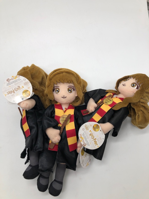 Photo 2 of 3 pack Harry Potter™ 8-Inch Spell Casting Wizards Hermione Granger™ Small Plush with Sound Effects Kids Toys for Ages 3 up Easter Basket Stuffers and S
