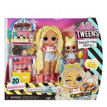 Photo 3 of LOL Surprise Tween Babysitting Beach Party with 20 Surprises Including Color Change Features and 2 Dolls – Great Gift for Kids Ages 4+
