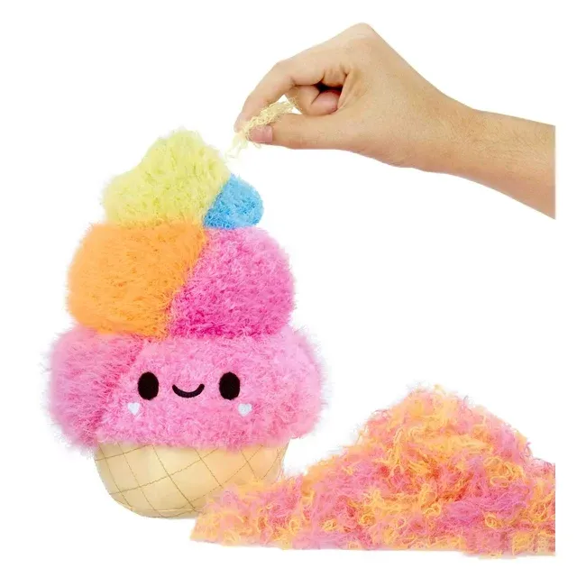 Photo 2 of Fluffie Stuffiez Ice Cream Small Collectible Feature Plush - Surprise Reveal Unboxing with Huggable ASMR Fidget DIY Fluff Pulling Ultra Soft Fluff Ag
