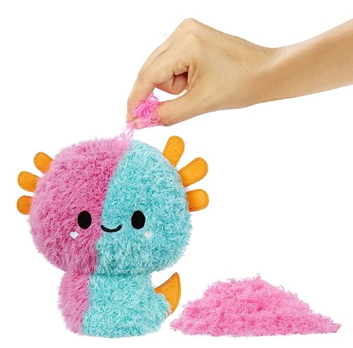 Photo 2 of Fluffie Stuffiez Axolotl Small Collectible Feature Plush - Surprise Reveal Unboxing with Huggable ASMR Fidget DIY Fluff Pulling Ultra Soft Fluff
