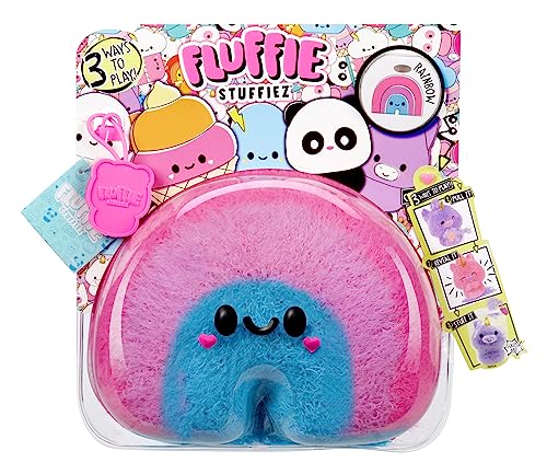 Photo 2 of Fluffie Stuffiez Rainbow Small Collectible Feature Plush - Surprise Reveal Unboxing with Huggable ASMR Fidget DIY Fluff Pulling Ultra Soft Fluff Ages
