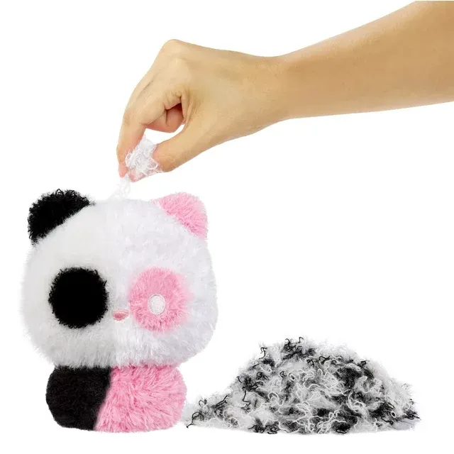 Photo 2 of Fluffie Stuffiez Panda Small Collectible Feature Plush - Surprise Reveal Unboxing with Huggable ASMR Fidget DIY Fluff Pulling Ultra Soft Fluff Age 4+
