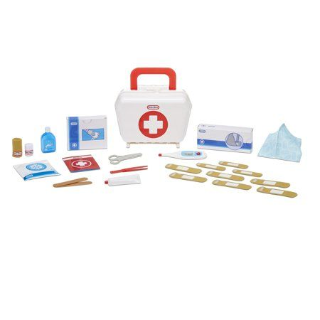 Photo 1 of Little Tikes First Aid Kit Realistic Doctor Pretend Play Toy for Kids, Includes 25 Accessories, Ages 3+
