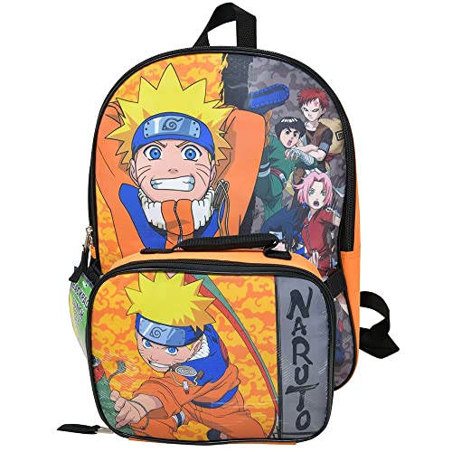 Photo 1 of Naruto Anime Character Print 16 Backpack with Lunch Bag Set for Boys
