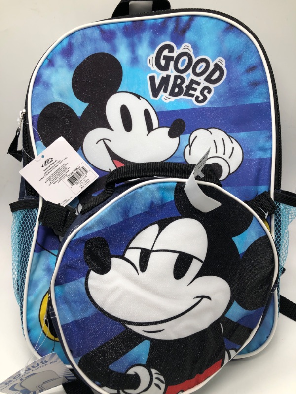 Photo 2 of Fast Forward Mickey Mouse 16 Backpack with Lunch Bag
