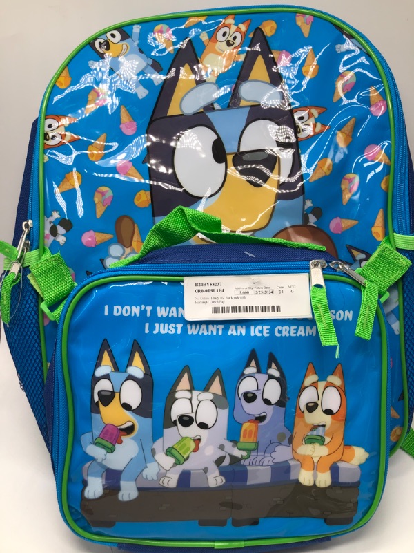 Photo 1 of Bluey Ice Cream Backpack