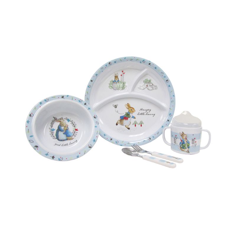 Photo 1 of Beatrix Potter Dinnerware Sets - Beatrix Potter Peter Rabbit Five-Piece Dinnerware Set
