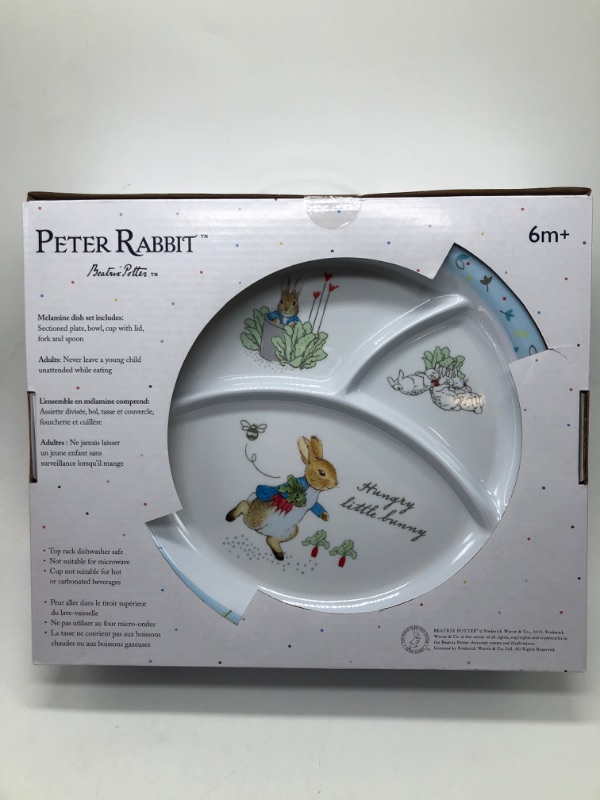 Photo 2 of Beatrix Potter Dinnerware Sets - Beatrix Potter Peter Rabbit Five-Piece Dinnerware Set
