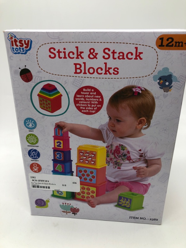 Photo 2 of Itsy Tots Stick & Stack Blocks
