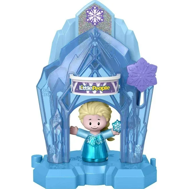 Photo 1 of Disney Frozen Elsa’s Palace Little People Portable Playset with Figure for Toddlers
