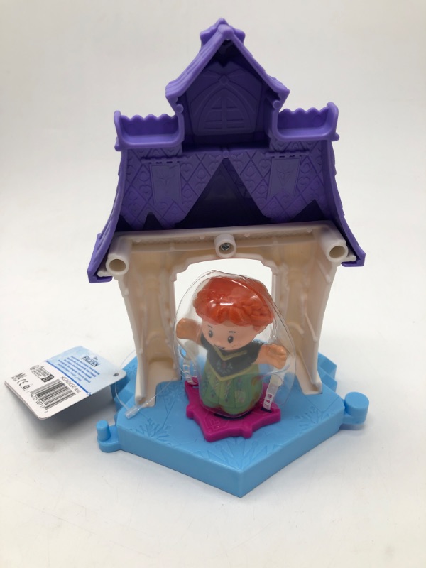 Photo 2 of Disney Frozen Anna in Arendelle Little People Portable Playset with Figure for Toddlers
