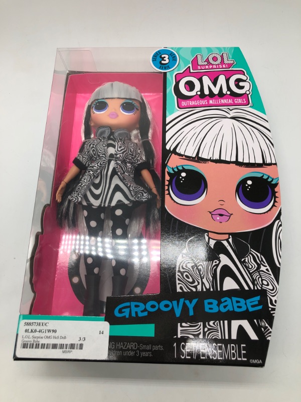 Photo 3 of L.O.L. Surprise! OMG Groovy Babe Fashion Doll with Multiple Surprises
