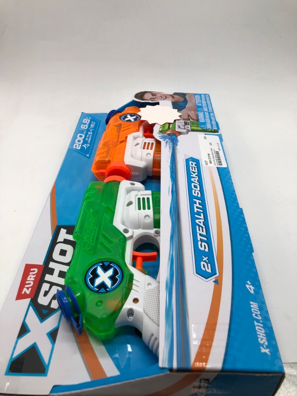 Photo 2 of Zuru XSHOT Stealth Soaker Water Blaster Twin Pack - Shoots 16 Feet
