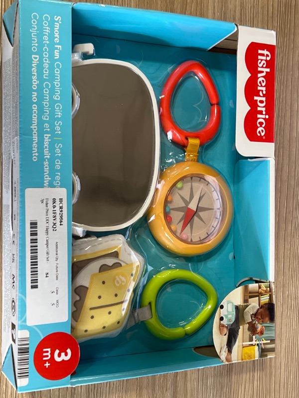 Photo 2 of Fisher-Price S More Fun Camping Gift Set 3 Baby Activity Toys
