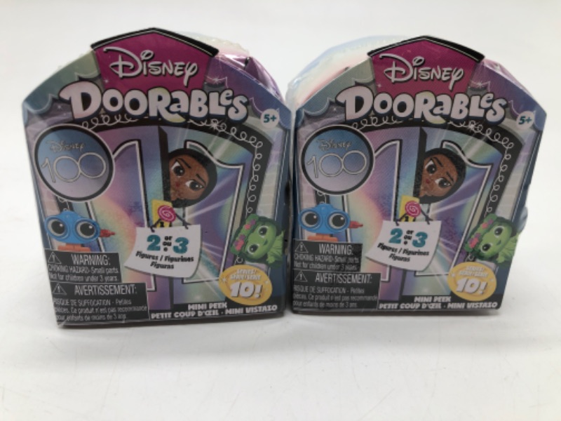 Photo 4 of 2 Pack Disney Doorables NEW Mini Peek Series 10, Collectible Blind Bag Figures, Styles May Vary, Kids Toys for Ages 5 up
