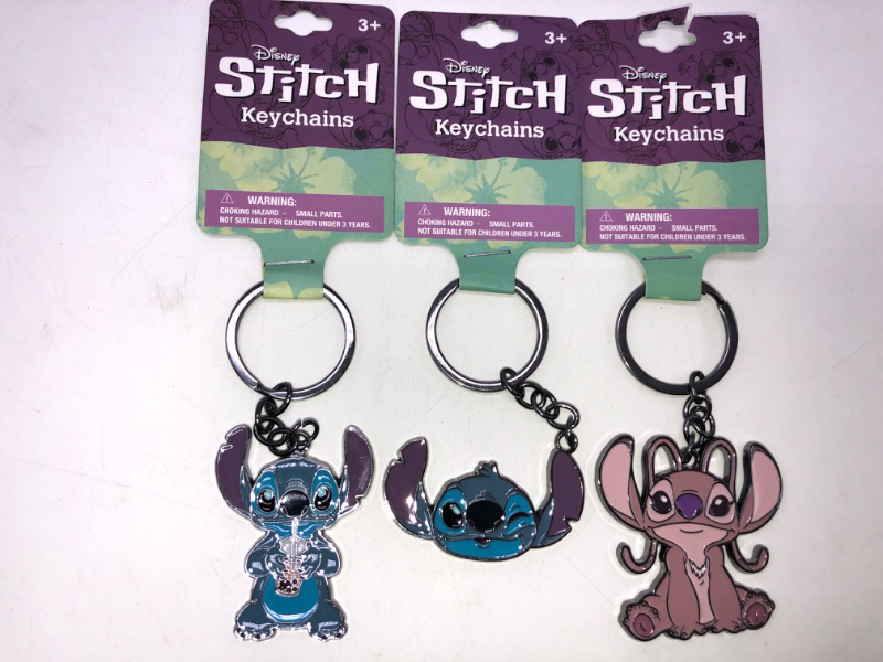 Photo 1 of 3 Pack Lilo And Stitch Keychains 