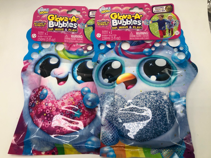 Photo 1 of 2 Pack Glove-A-Bubbles For Kids