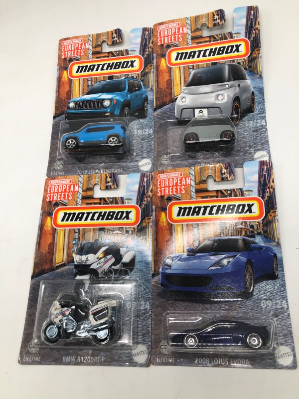 Photo 1 of 4 Pack Match Box Toy Cars Assortment 