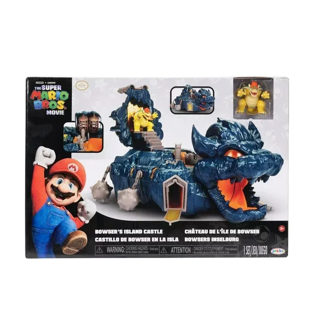 Photo 2 of Super Mario Deluxe Bowser Purple Island Playset with Exclusive Bowser Action Figure
