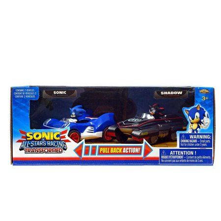 Photo 2 of Sonic All Stars Racing Pull Back Action Sonic and Shadow
