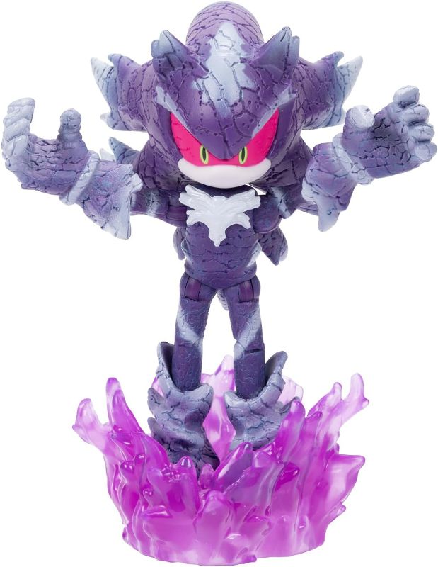 Photo 1 of Sonic the Hedgehog 4-inch Mephiles the Dark Action Figure with Purple Mist Base Accessory. Ages 3+ (Officially licensed by Sega)
