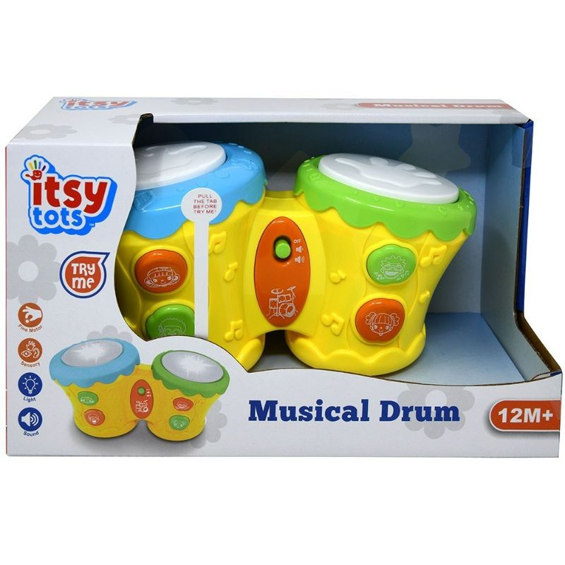 Photo 1 of Toddler Bongo Drums Toy with Lights & Sound for 12 Months Plus
