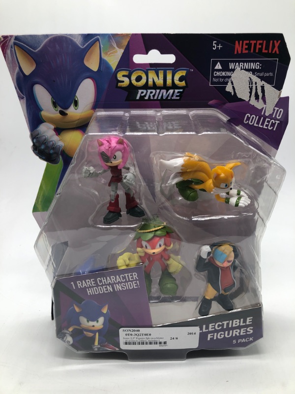 Photo 1 of 5 Piece Sonic Prime Collectible Figures