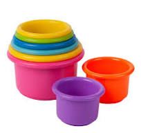 Photo 1 of Itsy Tots My 1st Stacking Cups with 8 cups in color box