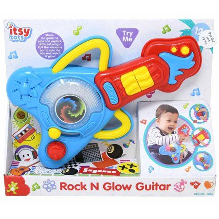 Photo 1 of Itsy Tots Battery Operated Rock N Glow Guitar in Try Me Box

